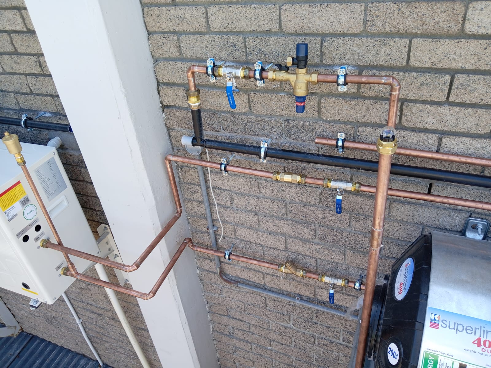Plumbing work